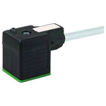 Murrelektronik 7000-18021-6161000 Solenoid Connector Black 1pc