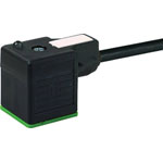Murrelektronik 7000-18111-6371000 Solenoid Connectors Black 1pc