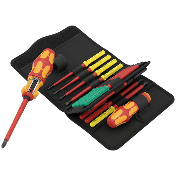 Wera 05030181001 2050/6 Screwdriver Set and rack for electronic ap...