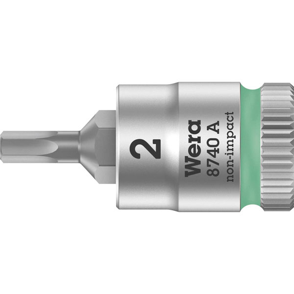 Wera 05003330001 8740 A Zyklop Bit Socket 1/4" 2 x 28mm