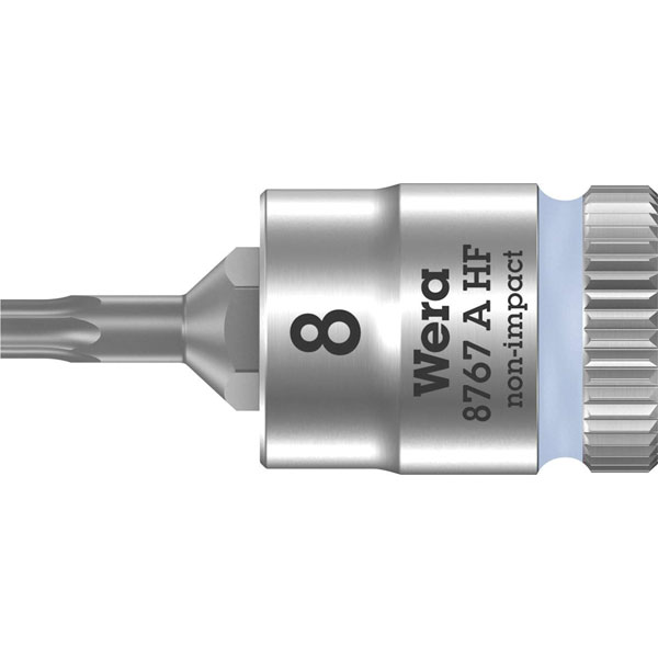 Wera 05003363001 8767 A HF TORX® Zyklop Bit Socket - Hold Func 1/4...