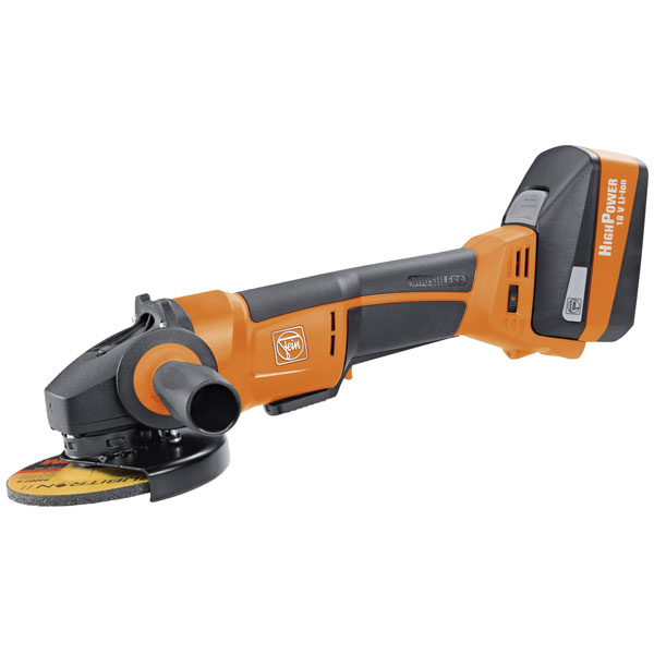 Fein 71221661000 Cordless Angle Grinder 125mm 18V Durable Fast Erg...