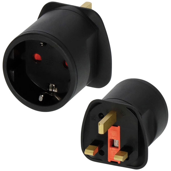 Brennenstuhl 1508530 Travel Adapter GB => DE
