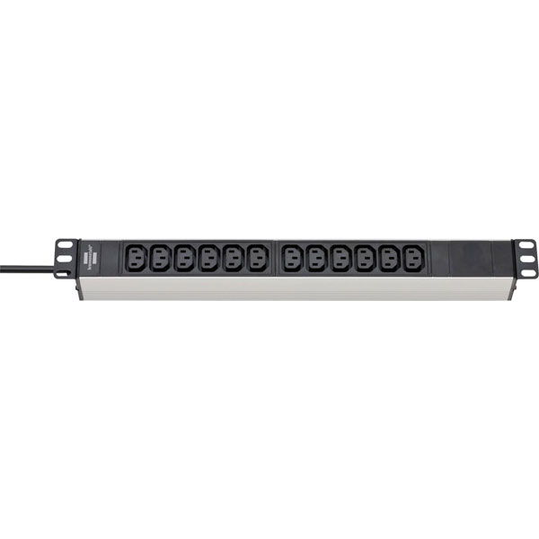Brennenstuhl 1390007112 Alu-Line 19" Extension Lead For Cabinets 1...