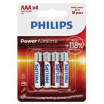 Philips 1806 Ultra LR03 AAA Batteries Alkali-Manganese 1.5V 4 Pack