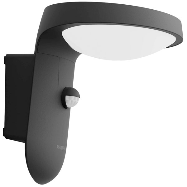 Philips 8719514476912 Tyla Solar Wall Light 1.2W Warm White Anthracite