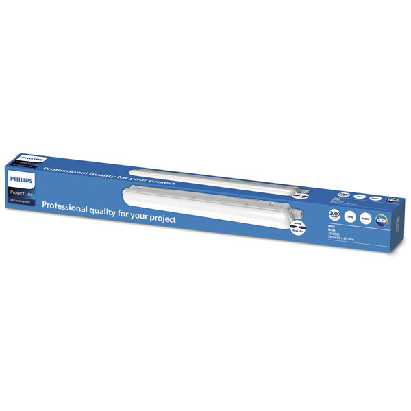 Philips 8720169502703 ProjectLine Wet Room Light 34W LED IP65 Neut...