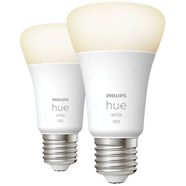 Philips 871951428919200 Hue LED Light Bulb 2pk 1050lm Warm White E...
