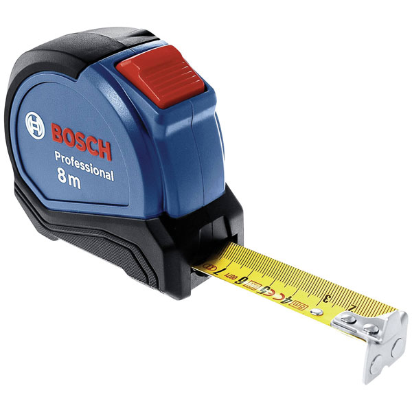 Bosch 1.600.A01.V3S Tape Measure Autolock 8m Nylon Plastic Durable