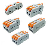 Tiger Power Supplies TGR-QC-T-3-BL T splitter 3 way  Blue Pack of 5 pcs