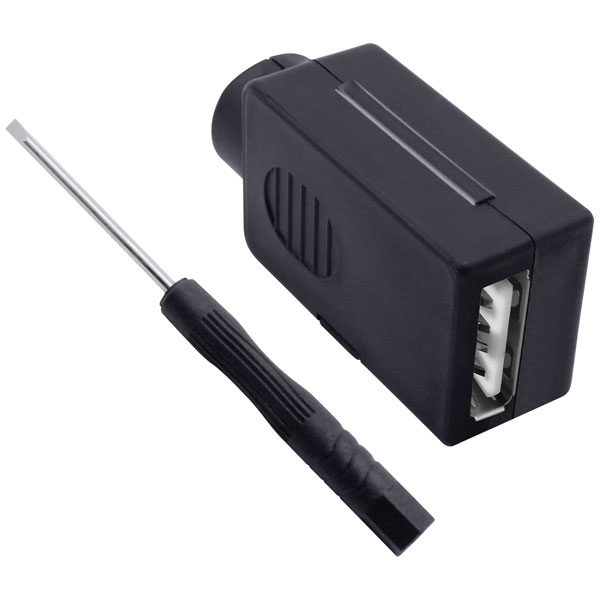 Quadrios 2001C207 Mini-USB 2.0 Socket Set Type B Straight 1 pc