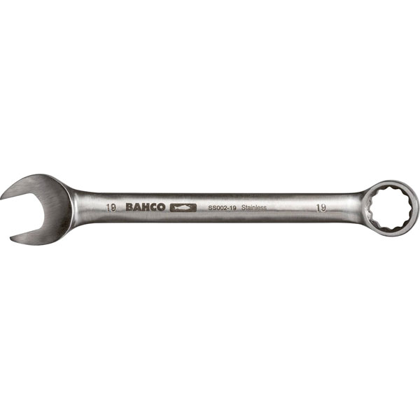 Bahco SS002-13 Ratcheting Crowfoot Wrench 13 mm Stainless Steel IS...