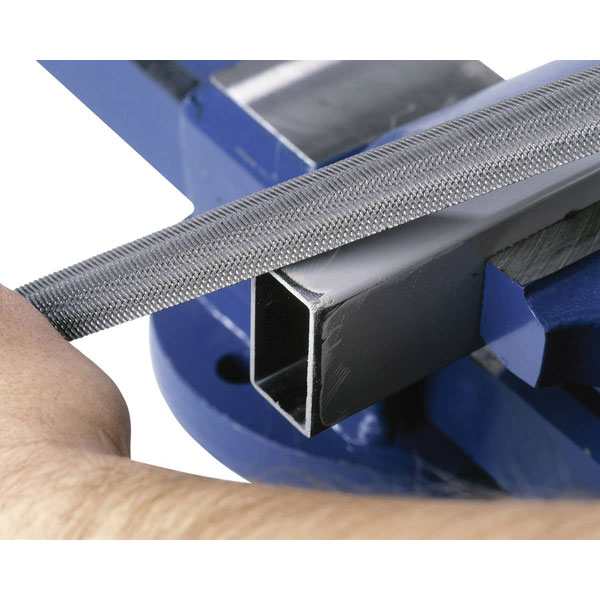 Bahco 1-210-10-1-2 ERGO Half-round File with Handle 250mm Cut 1