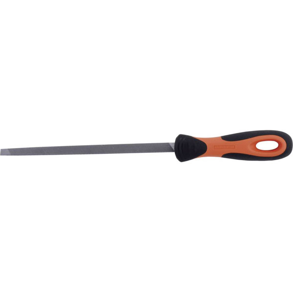 Bahco 4-187-05-2-2 Triangular Saw File with Handle 125x6.0MM Cut 2