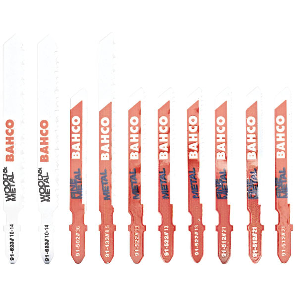 Bahco 91-METAL-10P Metal Cutting Set Durable Steel 10 Pieces