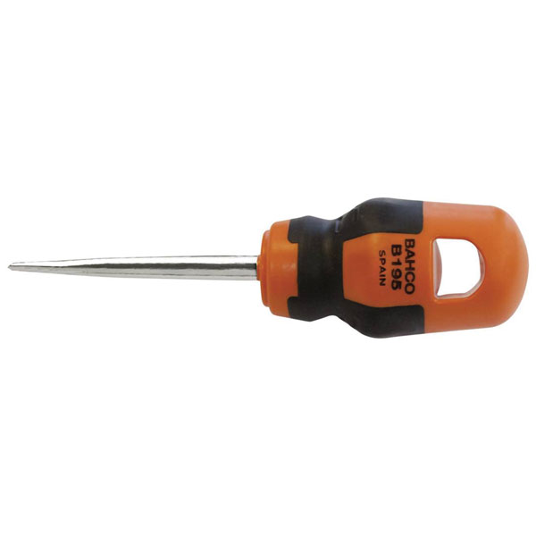 Bahco B195.006.050 Awl Short 6x110mm 2-Component Grip Chrome Blade