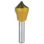 RUKO 102304T Diagonal Hole Countersink 15mm HSS Cylinder Shank 1pc