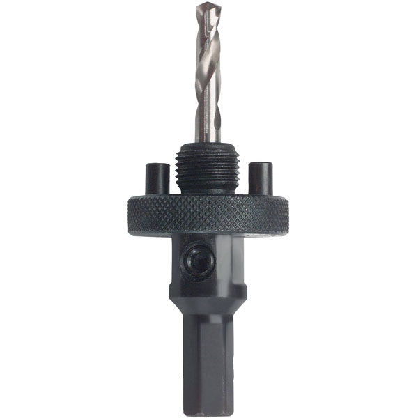 RUKO 106209 Hole Saw Holder with Guide Drill for Long-Lasting Cutting