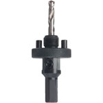RUKO 106209 Hole Saw Holder with Guide Drill for Long-Lasting Cutting