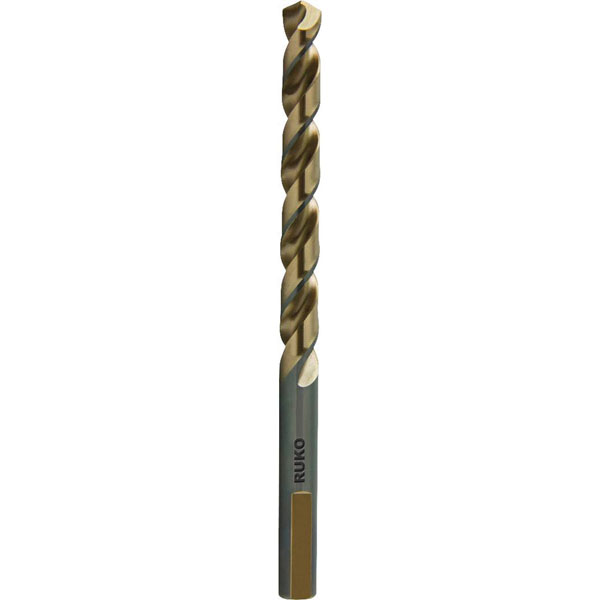 RUKO 228050 HSSE-Co 5 Twist Drill Bit 5mm Total Length 86mm DIN 338