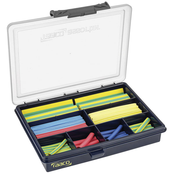 Cimco 181680 Heatshrink Set 130 Pc Black Polyolefin 2:1 Halogen-Free