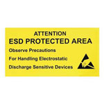 Antistat Office, Signs & Labels ESD warning sign 616546