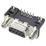 FCI D25S13A4GL00LF Receptacle 90° 25 Pins D-SUB Connector