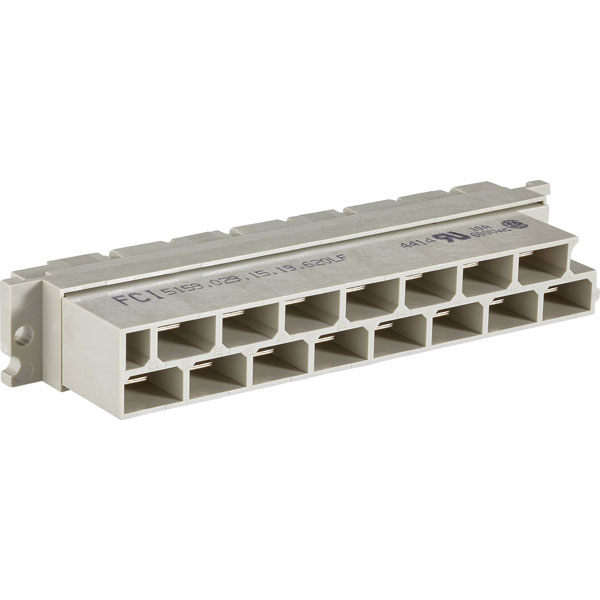 FCI 51590291519620LF PCB Connector 15 Pins 2 Rows 1pc
