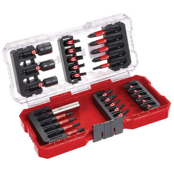 Einhell 118973 Bit Set 16-Piece 90mm S2 Steel Extra Long Durable Bits