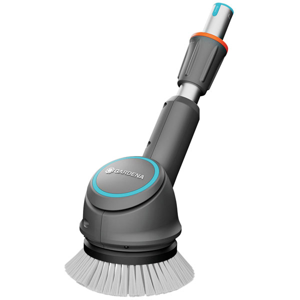 GARDENA 14846-20 Disc Brush for AquaBrush Soft Nylon Bristles Adju...