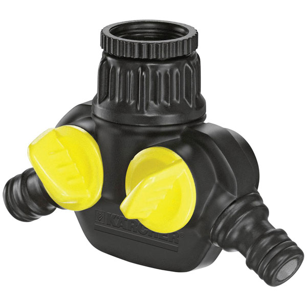 Kärcher 2.645-199.0 Home & Garden Plastic 2-Way Splitter Hose Conn...