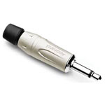 Amphenol KM2P Audio Jack Plug 3.5mm Straight Mono Silver 1pc