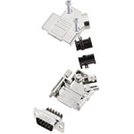 Amphenol L17D45ZF15-RG+L717HDA26P D-Sub Pin Strip Set 26 Pins 45° Solder