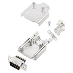 Amphenol L17MHDM25+L717HDB44P D-Sub Pin Strip Set 180° 44 Pins Solder