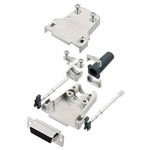 Amphenol L17DTZF25-RG+L77SDB25S D-Sub Receptacle Set 25 Pins 180°