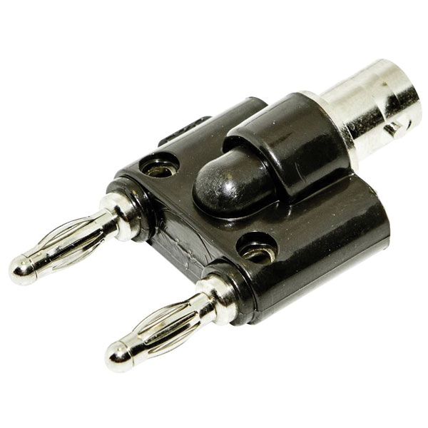 Mueller BU-P1269 Jack Plug 4mm Black BNC to Banana Conversion 1pc
