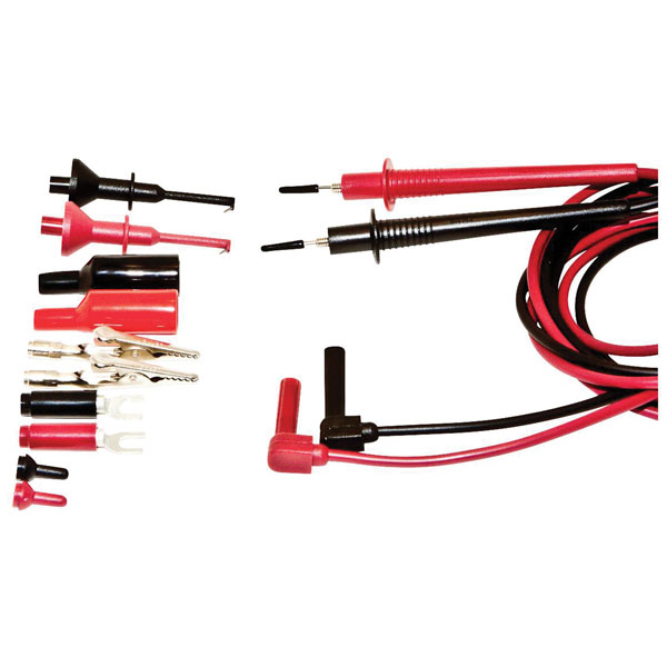 Mueller 110004 Testing Connector Set Red/Black Right-Angle Banana ...