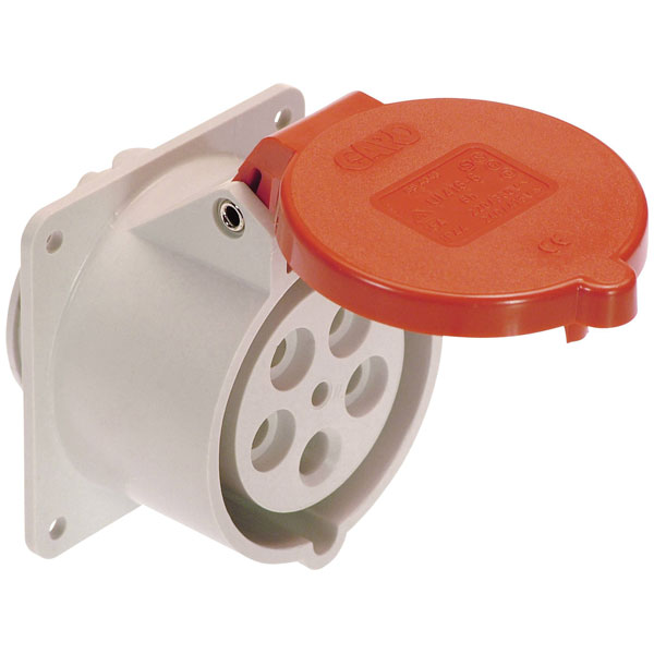 as - Schwabe 60472 CEE Add-On Socket 230V 16A IP44 Splash-Proof Ge...