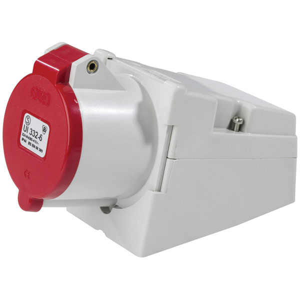 as - Schwabe 60578 CEE CARA Wall Socket 16A 4-Pin 400V 1pc
