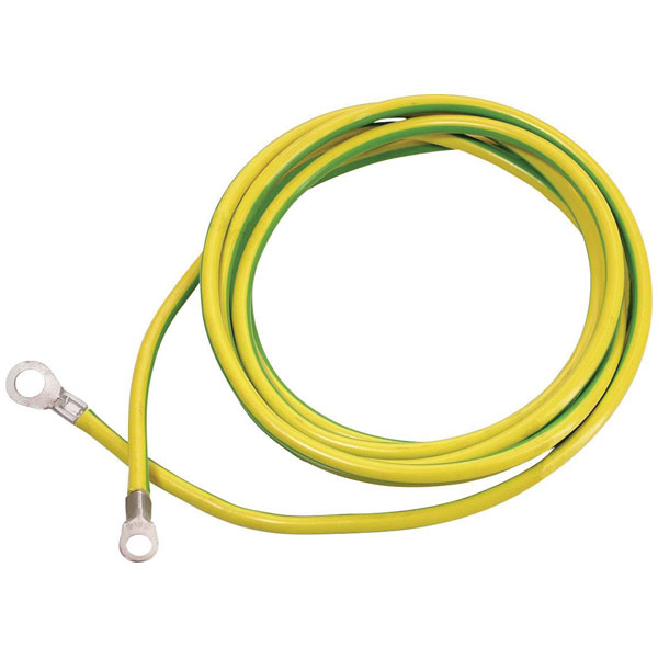as - Schwabe 70869 Earthing Cable 3m Yellow/Green H07V-K 16mm 1pc