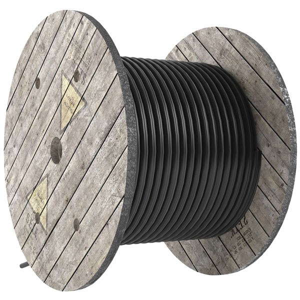 as - Schwabe 10034 Rubber Flexible Cable H07RN-F IP44 5x4mm² Black 1m