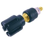 Cliff CL159711A Jack Socket 4mm Pin Diameter Black 1pc