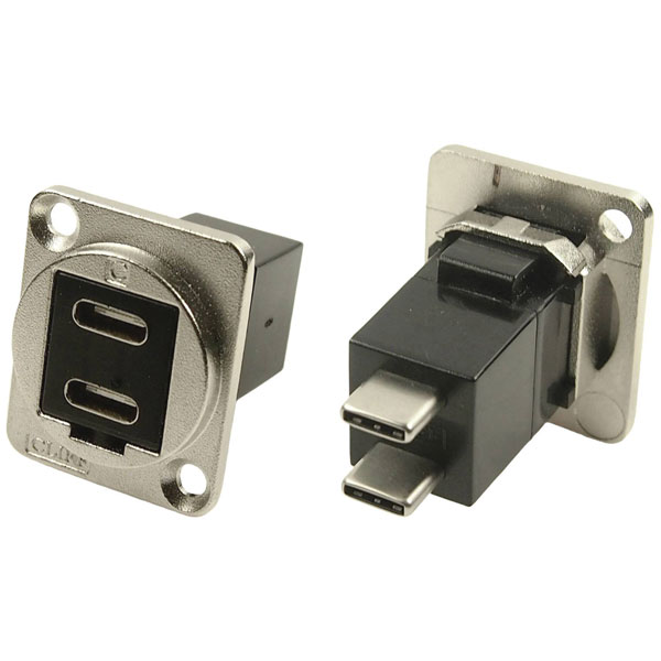 Cliff CP30212M XLR Adapter USB-C™ Socket to Plug Adapter 1pc