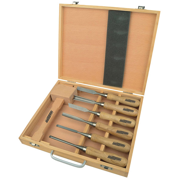 Brüder Mannesmann M66107 Carving Tool Set 7-Piece for Creative Chi...