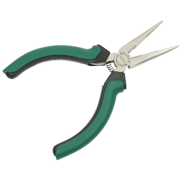 Brüder Mannesmann M 1070-5 Needle Nose Pliers 120mm Compact Design