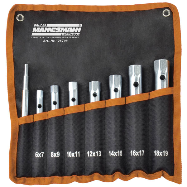 Brüder Mannesmann M26708 8-Piece Socket Bit Set Precision Engineering