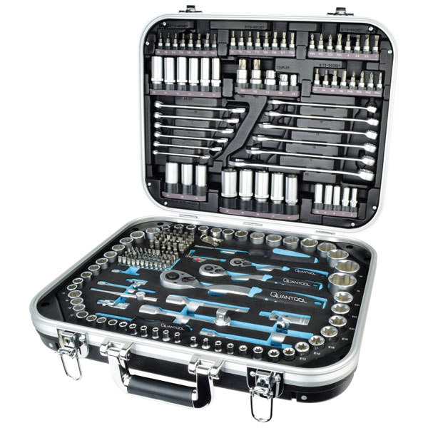Brüder Mannesmann Q25000 QUANTOOL Bit Set 226-Piece Versatile Sizes