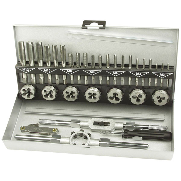 Brüder Mannesmann M53250-B Tap Tool Kit 32-Piece Durable Nan Steel