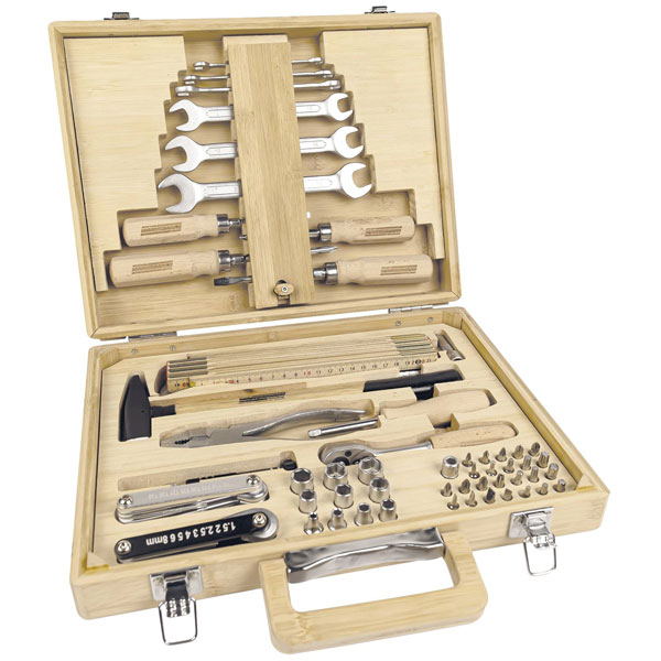 Brüder Mannesmann M29003 Tool Box with 75 Versatile Tools