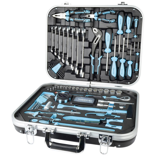 Brüder Mannesmann Q25101 QUANTOOL Tool Kit 233-Piece Comprehensive Set